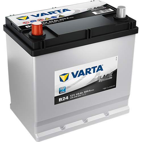 Akku 12V 45AH 300A Black Dynamic B24 Varta
