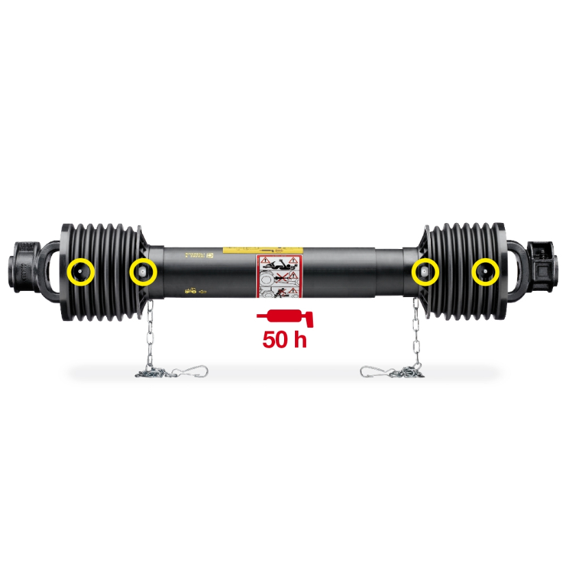 Bondioli & Pavesi G4 nivelakseli 101 cm, 1 3/8” 6-ura (Z6), vapaakytkimellä