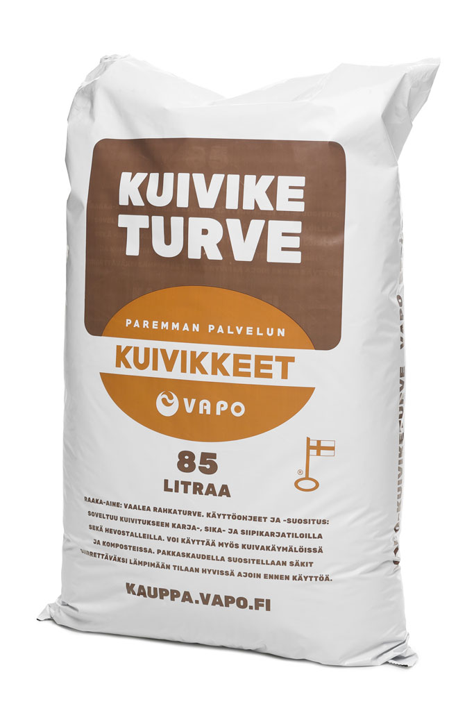 Kuiviketurve 85 l kuohkea säkissä