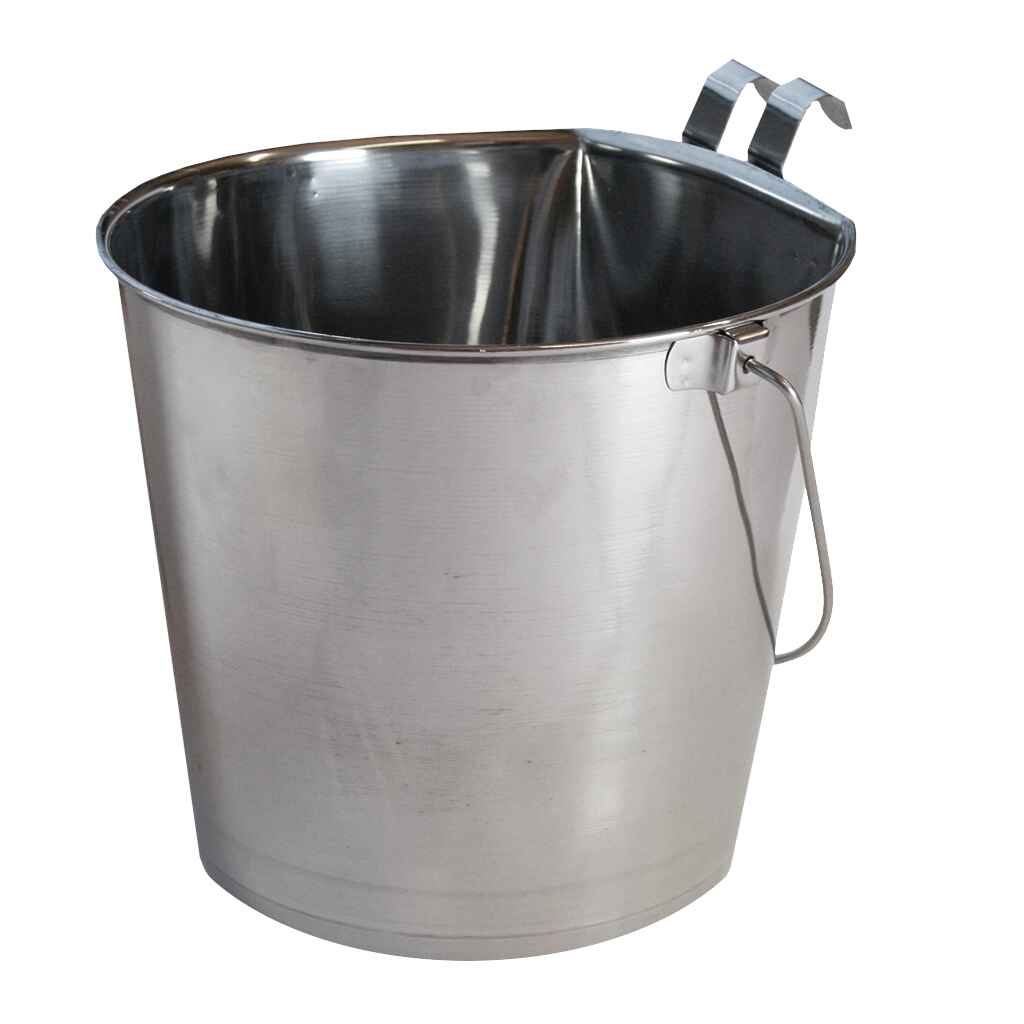 Metallinen juomasanko litteällä takaseinällä