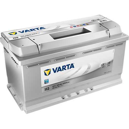 Akku 12V 100Ah 830A Silver Dynamic Varta