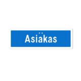 Sekure kyltti 50x16 Asiakas