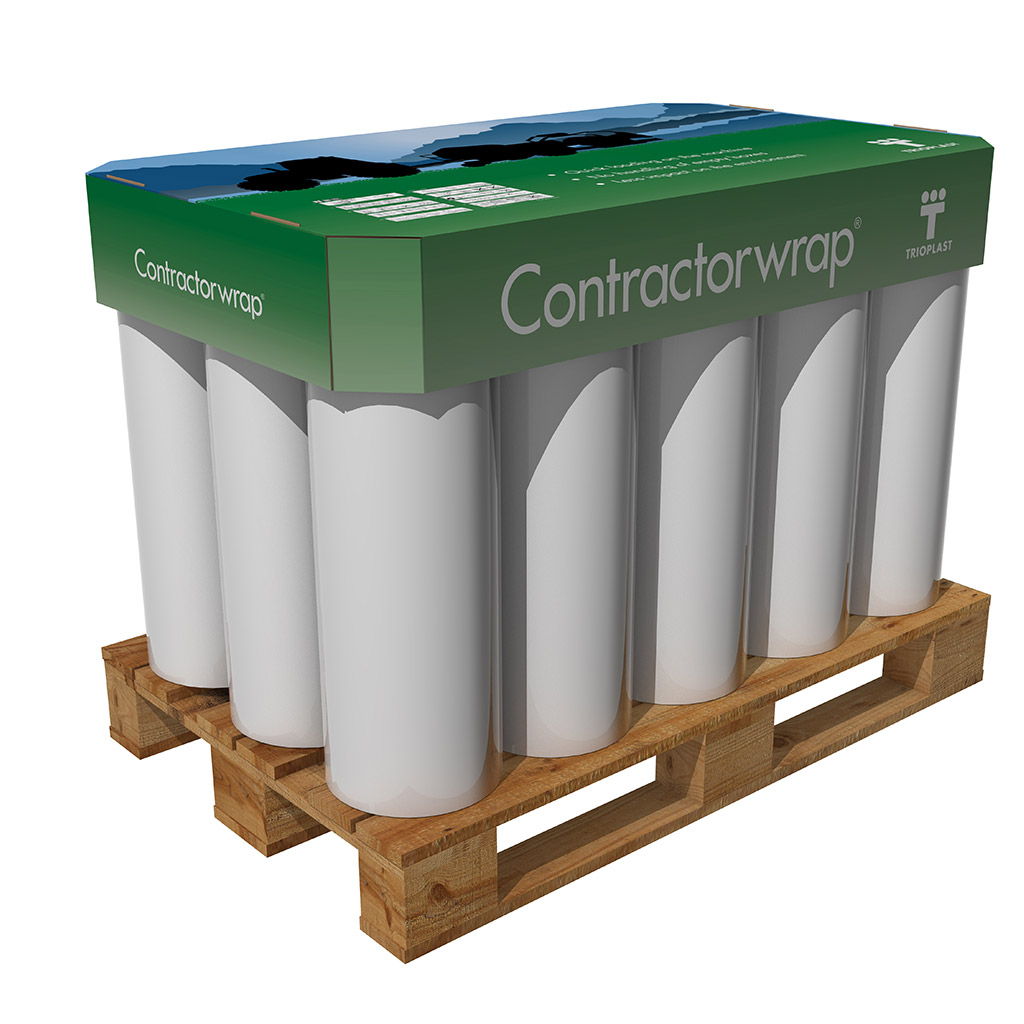 Käärintäkalvo Triowrap 750 mm Contractor white