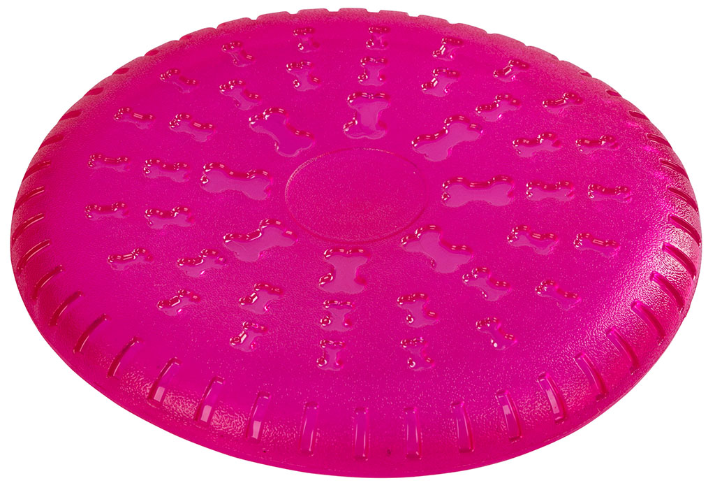 Koiranlelu frisbee Toyfastic, pinkki