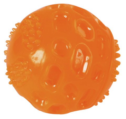 Koiranlelu Toyfastic - pallo, 7,5cm oranssi
