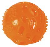 Koiranlelu Toyfastic - pallo, 7,5 cm oranssi