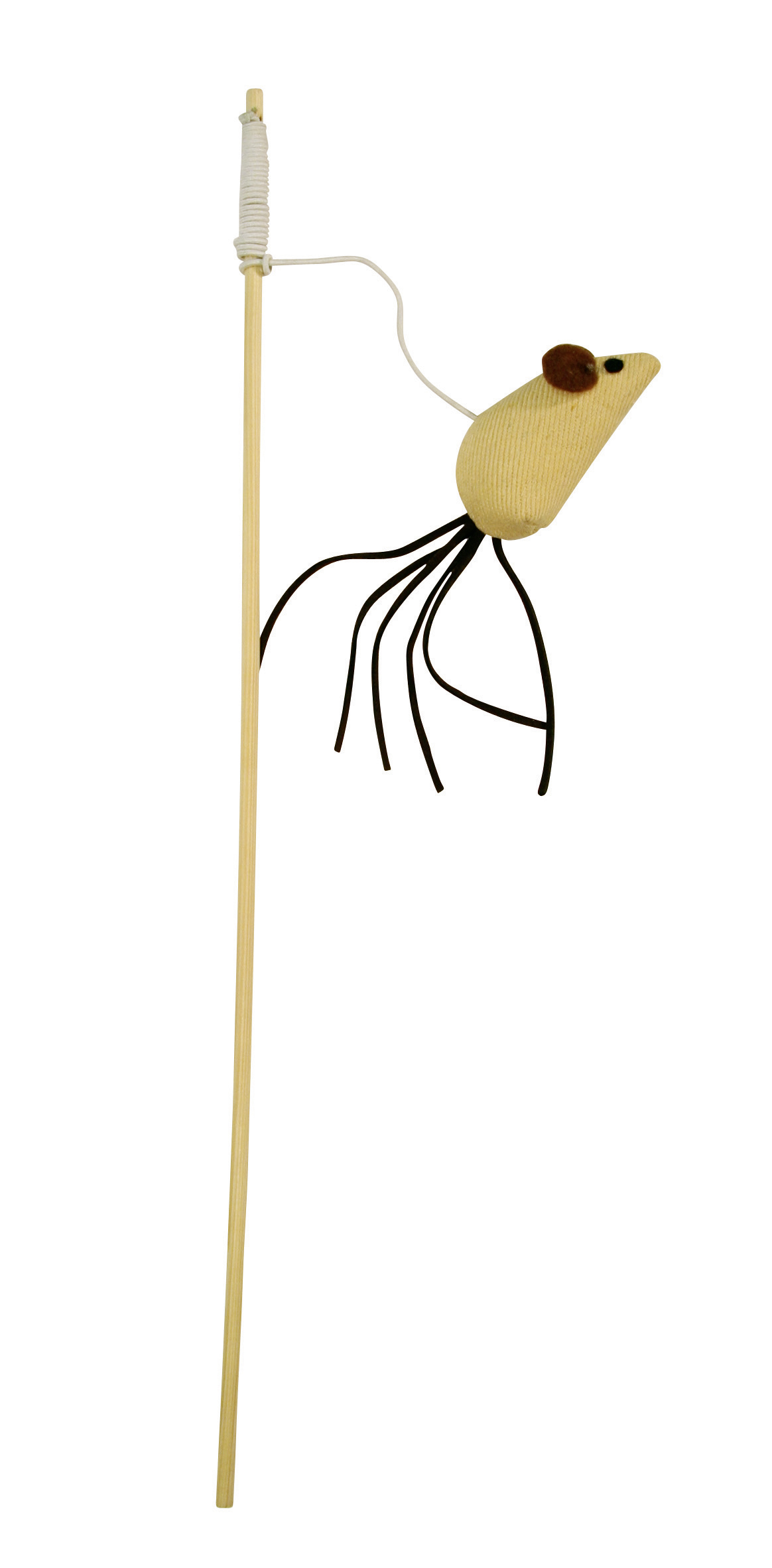 Kissanlelukeppi hiiri nature 40 cm