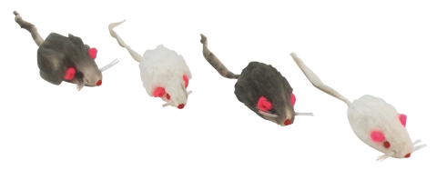 Kissanlelu hiiri rapiseva 4kpl