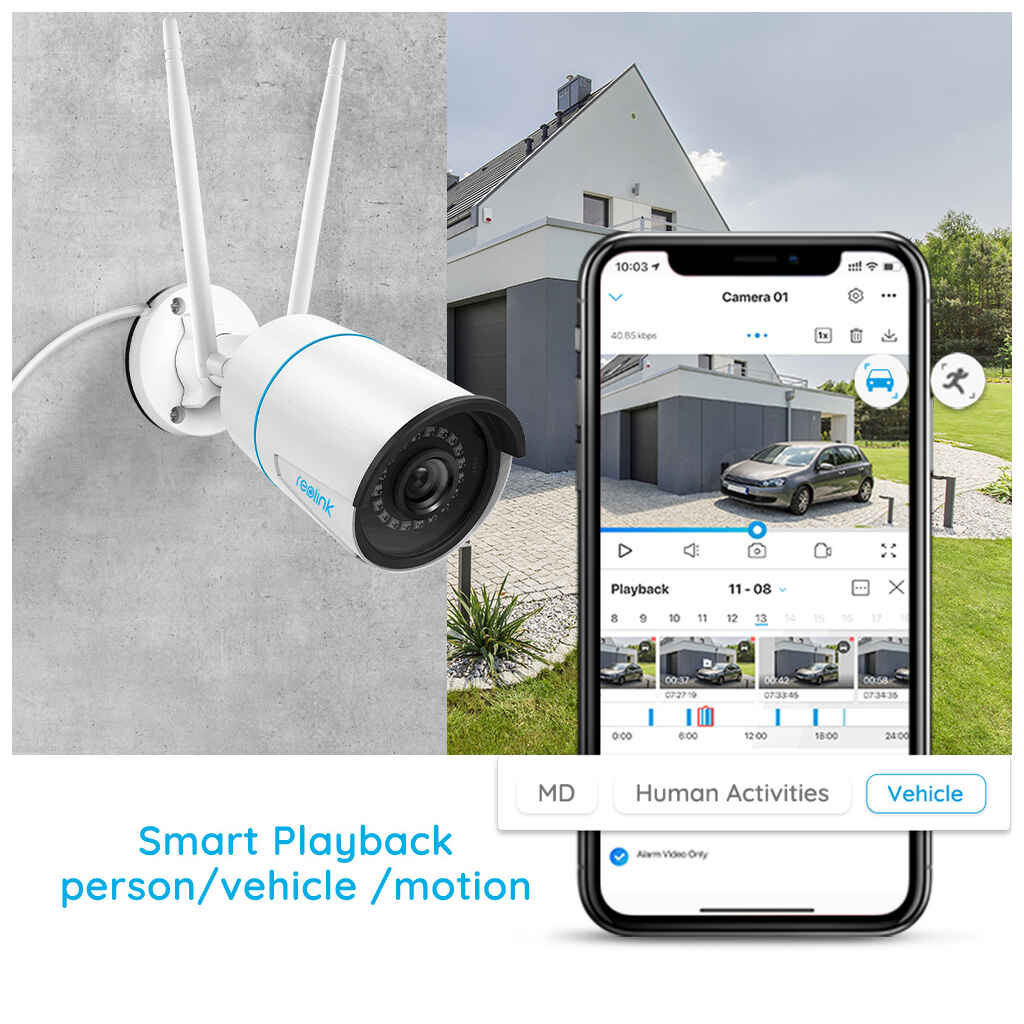 Reolink RLC-510WA WiFi-kamera ulkokäyttöön