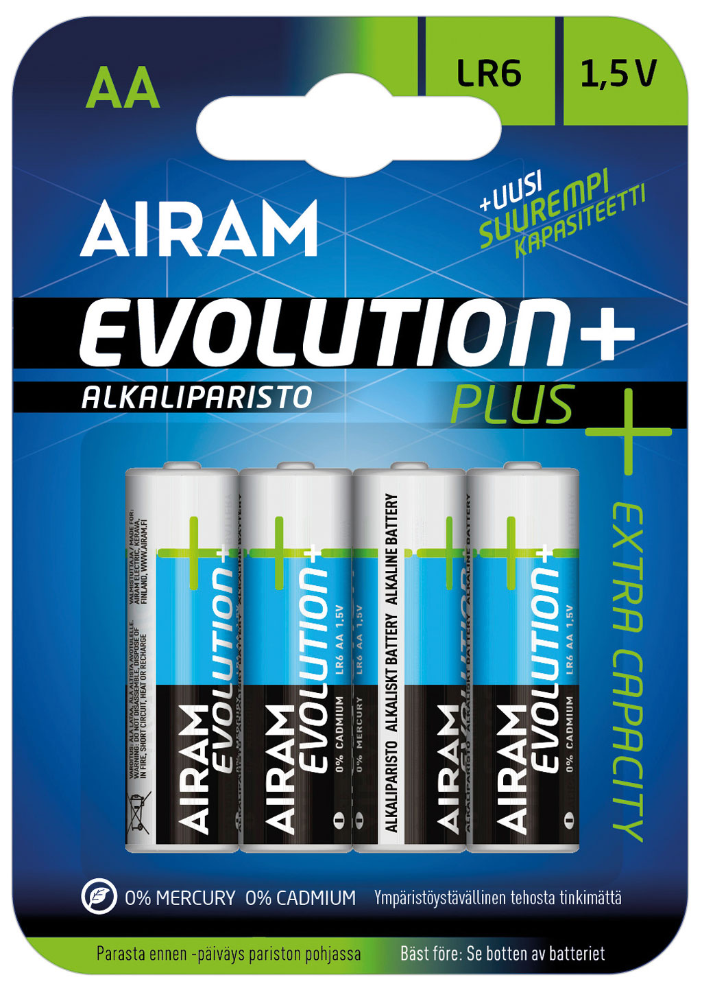 Paristo AA Airam Evolution 4 kpl