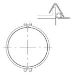 Viljaputkenside valu-putki D200 503960