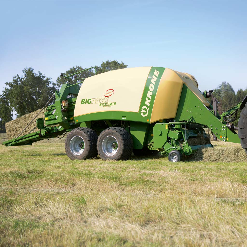 Krone Big Pack 870 HDPXC kanttipaalain