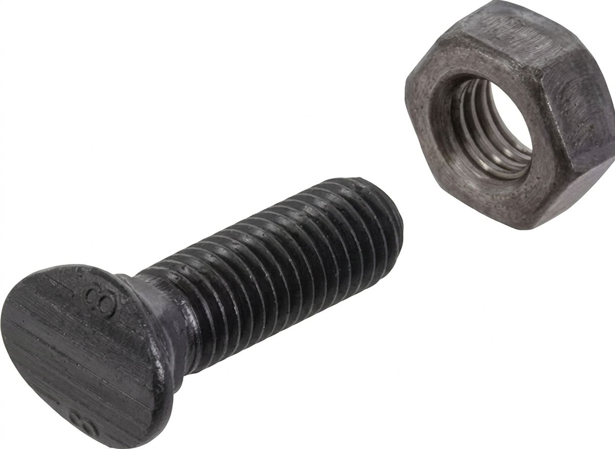 Äkeen pultti ja mutteri M10 x 35 mm, 8.8