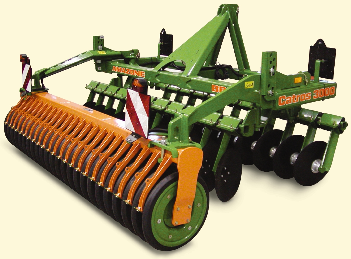 Amazone Catros 4001 Lautasmuokkain Kumipakkerilla KW