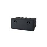 Työkalulaatikko 350 x 750 x 450 mm, 74,5 l, musta