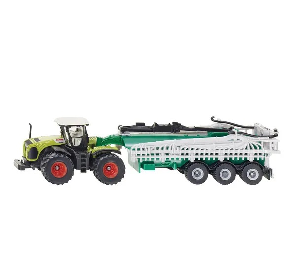 Claas Xerion Lietevaunulla 1:87