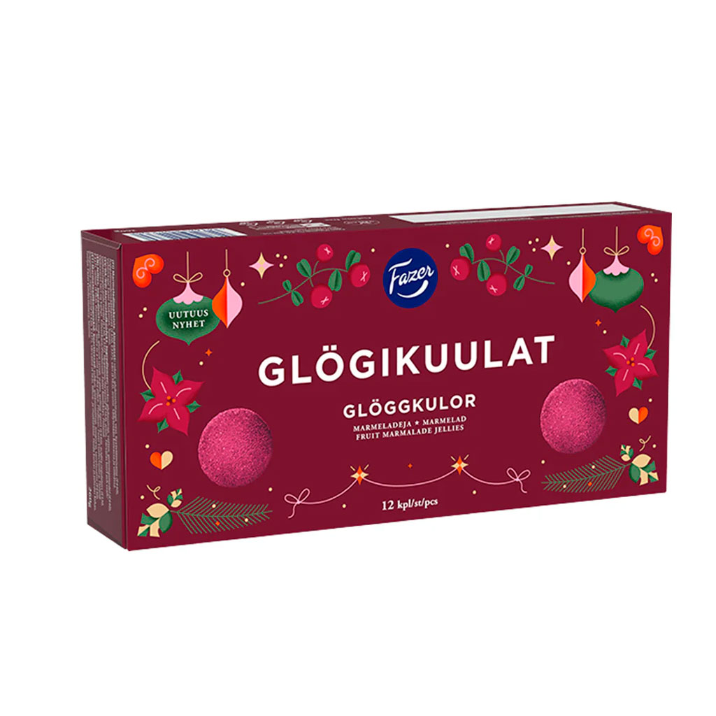Fazer Glögikuulat makeisrasia 260 g
