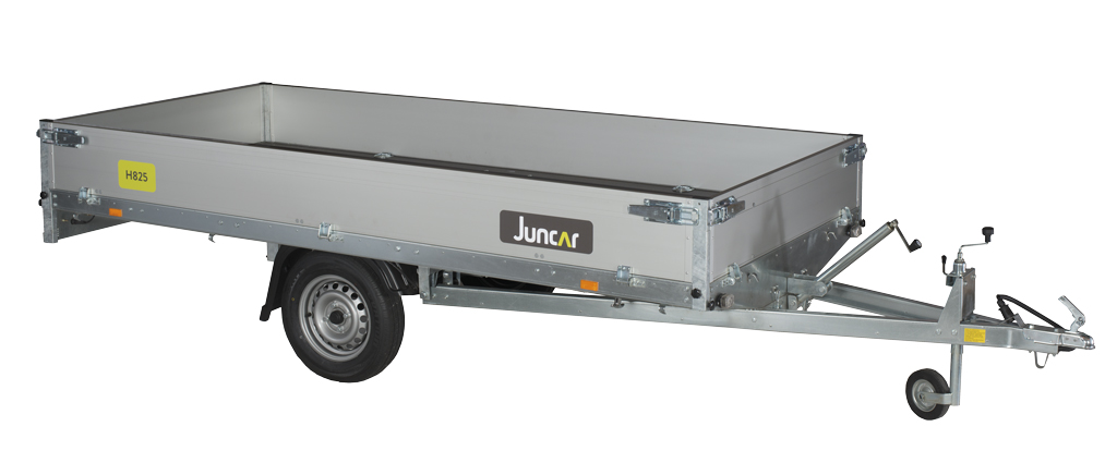 Peräkärry Juncar H825 alumiinilaidoilla