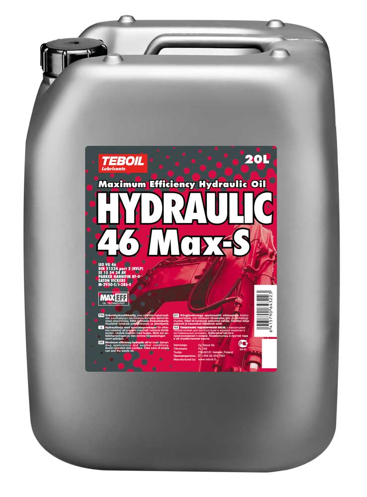 Teboil Hydraulic 46 MAX-S 20 l