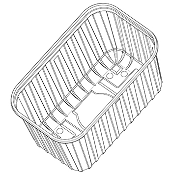 Rasia 1000 g PP 1000 kpl/ltk 187 x 115 x 110 mm
