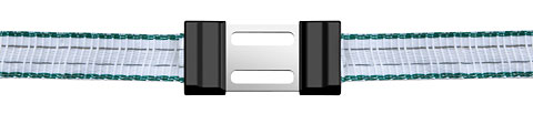 Nauhaliitin Litzclip 40 mm 5 kpl