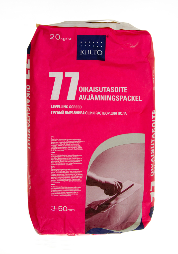 Kiilto 77 Oikaisutasoite 3-50 mm