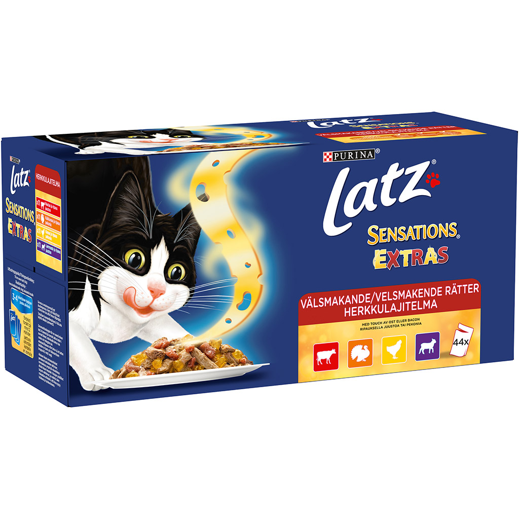 Kissanruoka Latz Sensations Extras 44x100 g