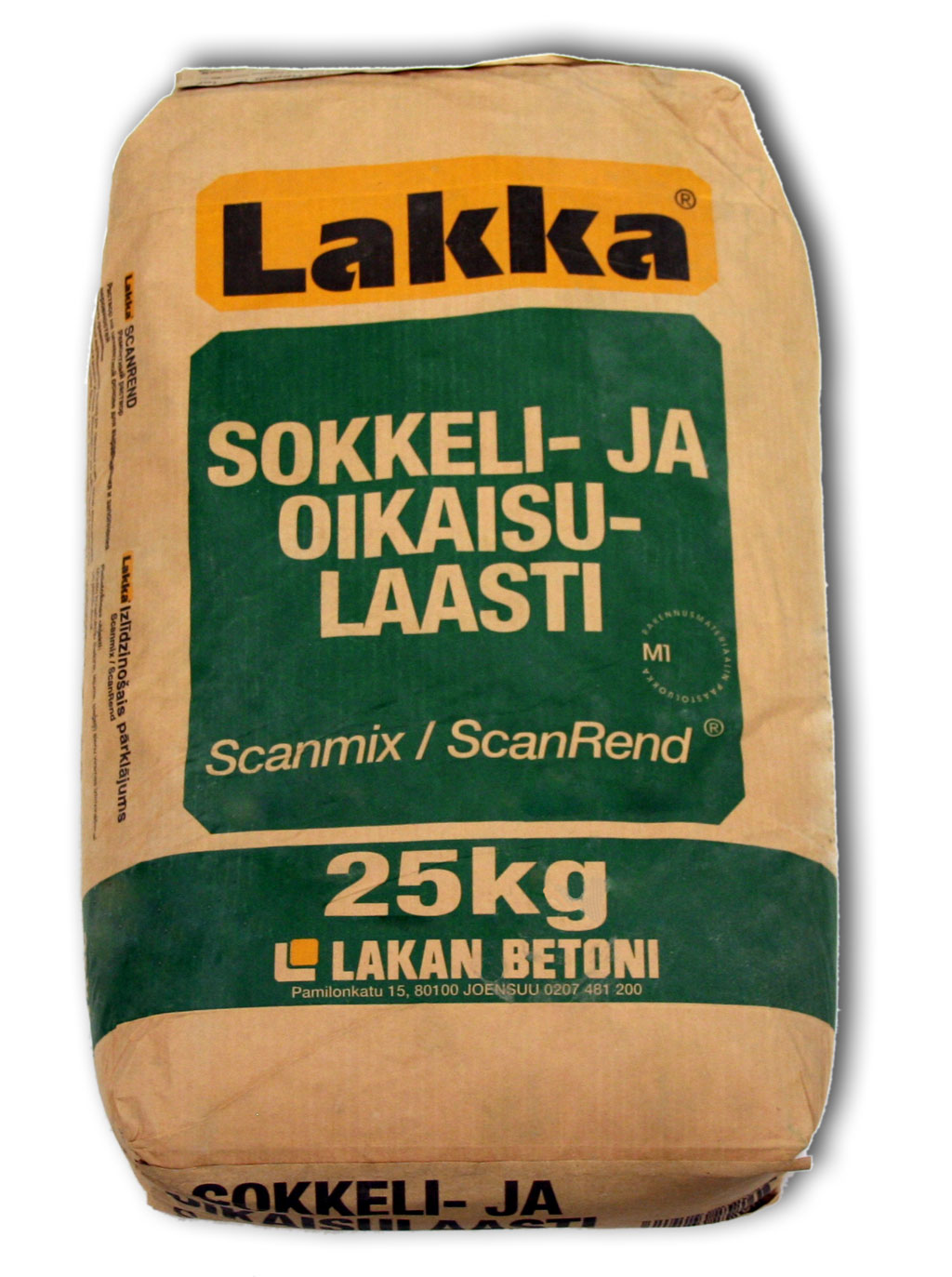 Sokkeli ja oikaisulaasti Lakka