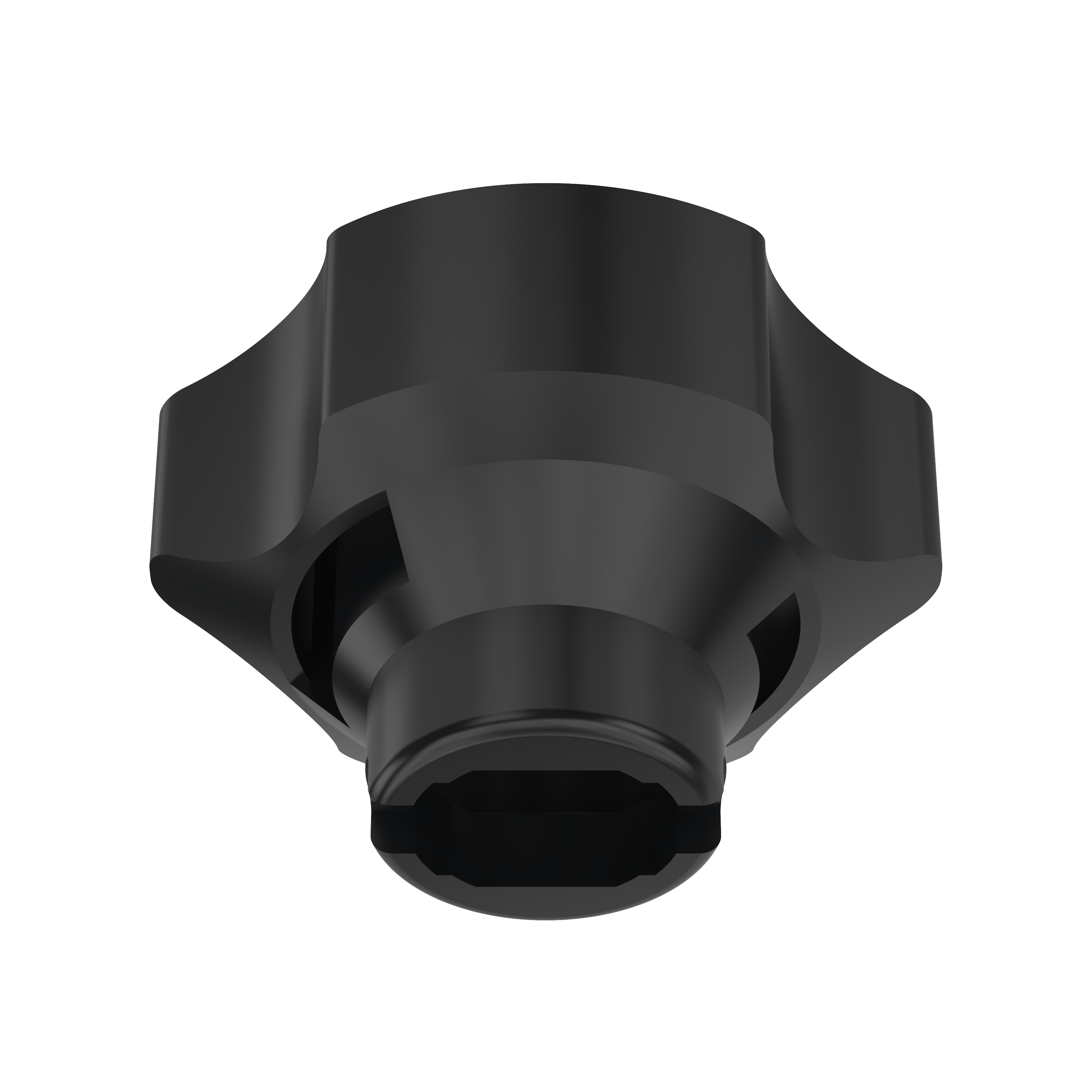 Suutinmutteri Easyfit yleismalli musta Lechler