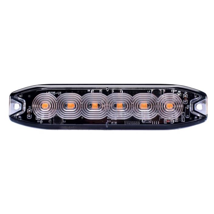 Led-Tasovilkku Keltainen Slim 6X3W RVV066K Revon