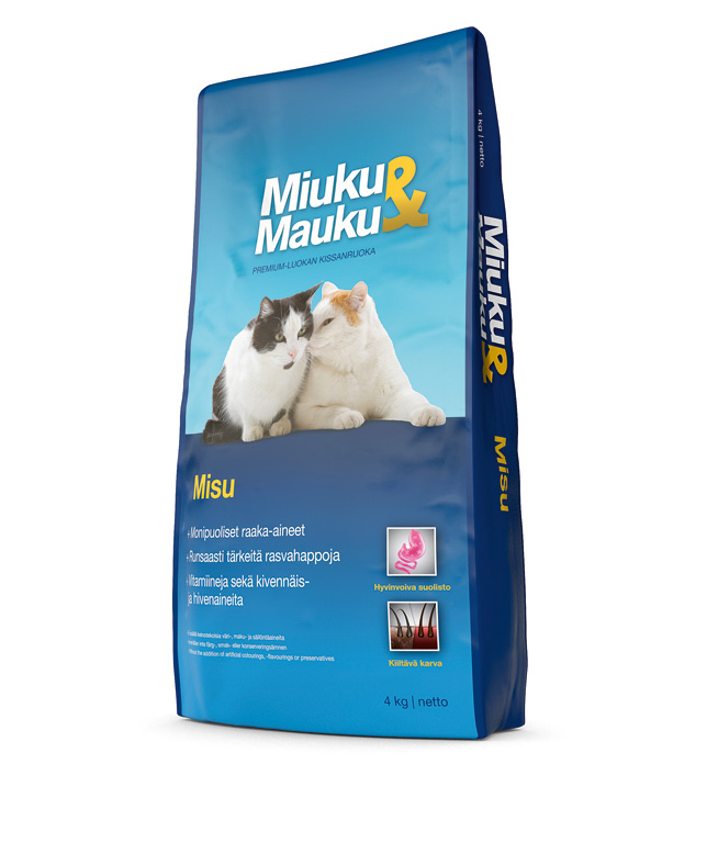 Miuku&Mauku Misu -kissanruoka 4 kg