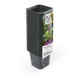 Muoviruukku musta 7 cm 25 kpl HD Nelson