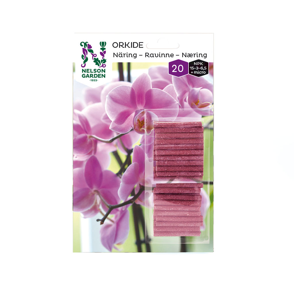 Ravinnepuikko Orkidealle Nelson 20 kpl
