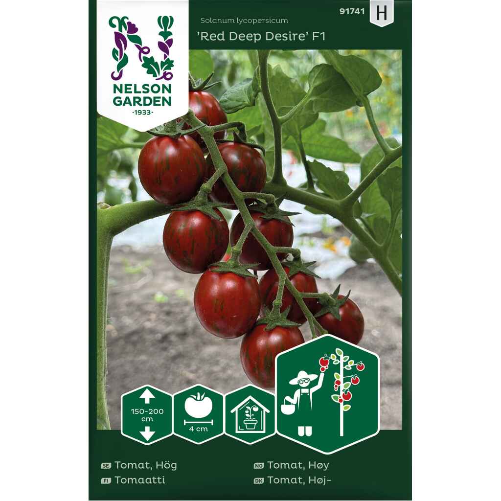 Kirsikkatomaatti 'Deep Red Desire' F1