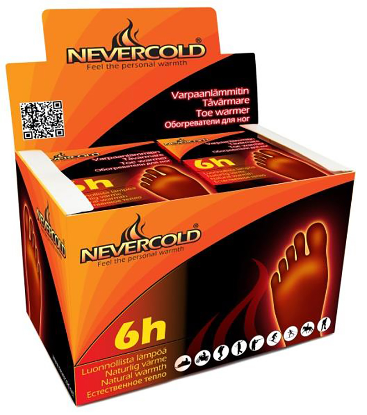 Varpaanlämmitin Nevercold