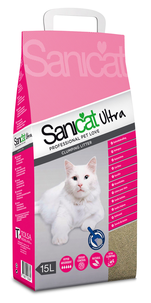 Kissanhiekka Sanicat Ultra 15 l