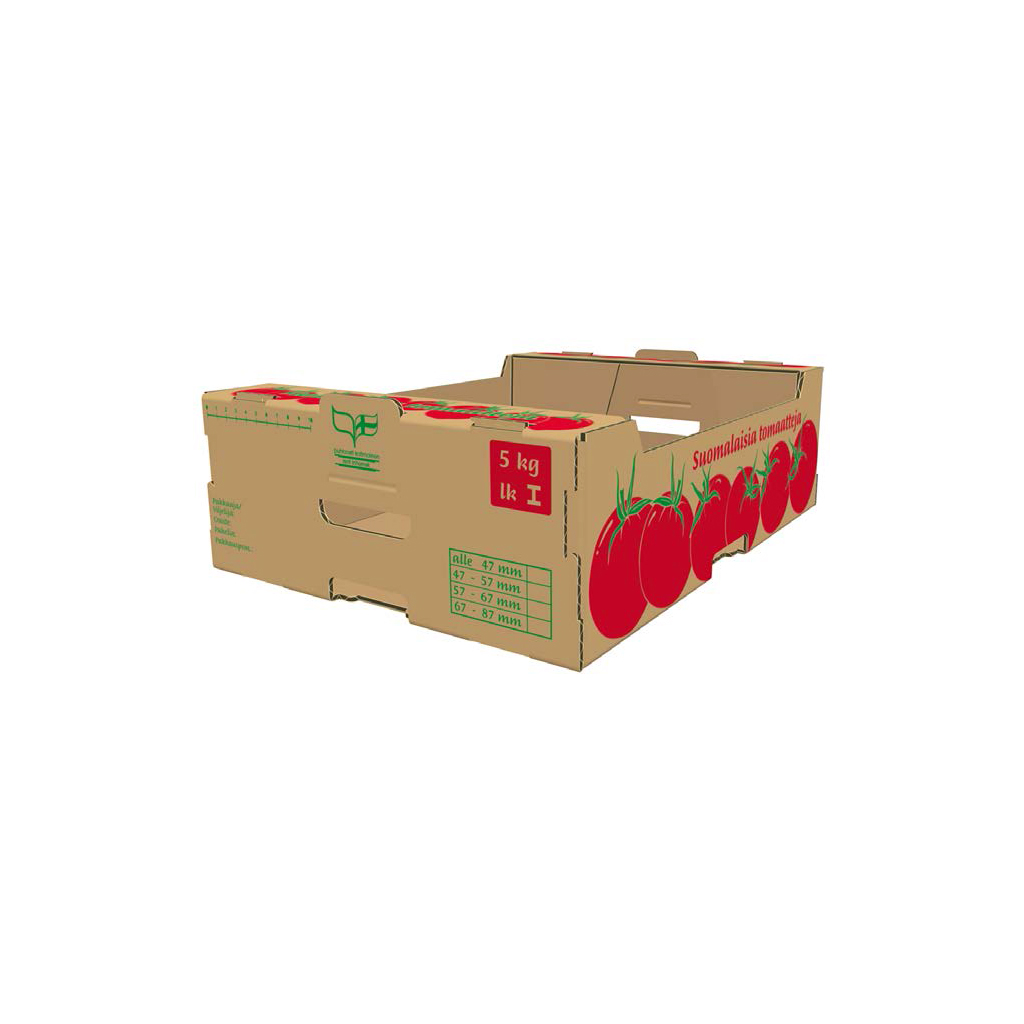 Tomaattilaatikko 5 kg CF 385x290x117 