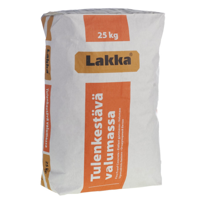 Tulenkestävä Valumassa harmaa 25 kg, Lakka