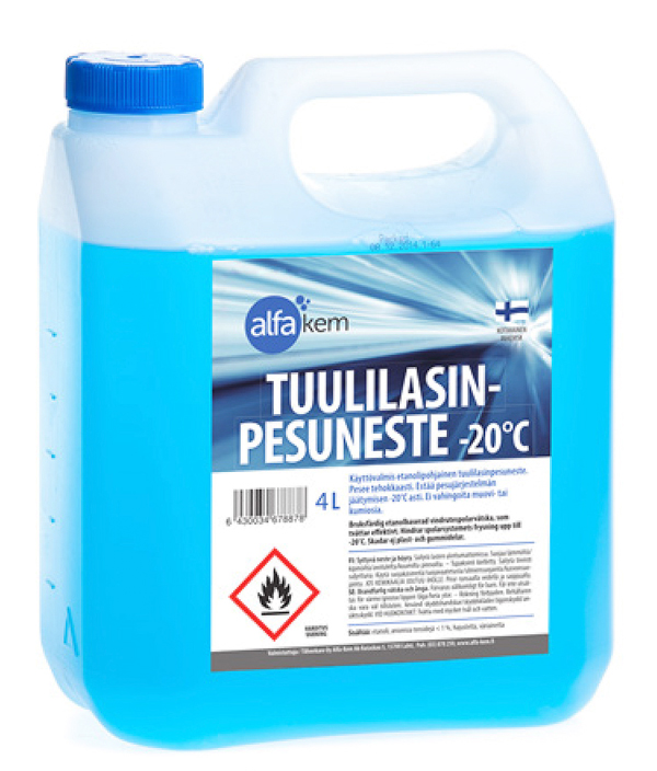 Tuulilasinpesuneste -20°C 4 l