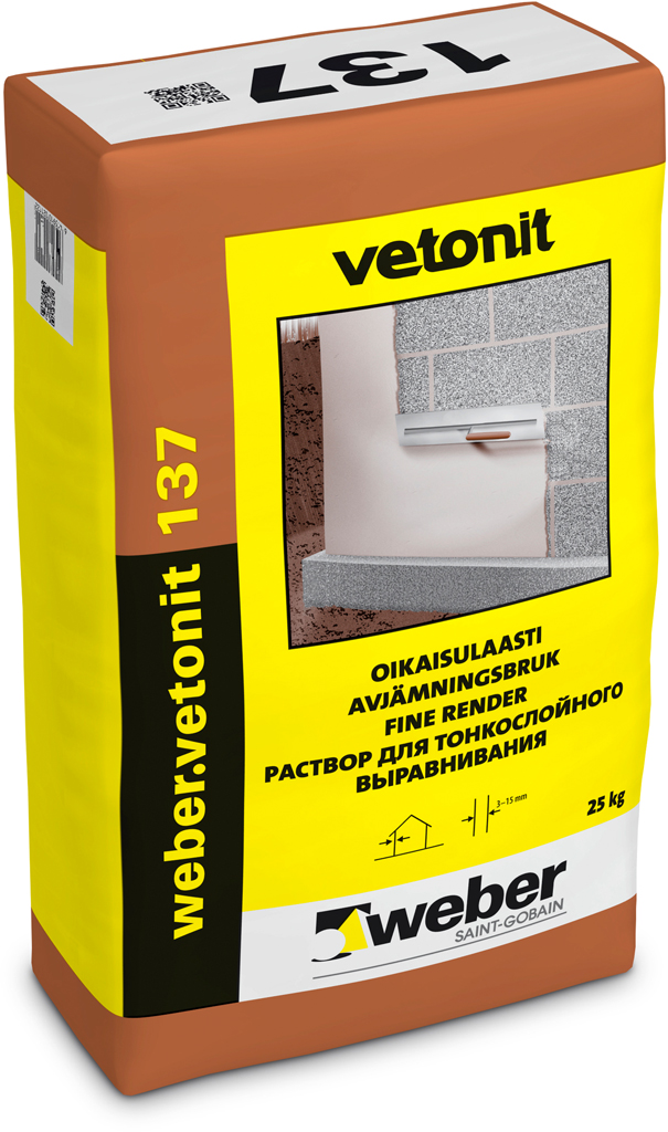 Vetonit 137 oikaisulaasti 25 kg