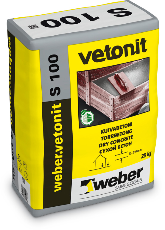 Vetonit S100 kuivabetoni, 25 kg