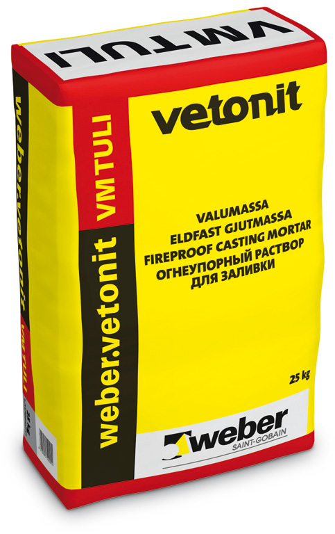 Vetonit VM tuli valumassa, 25 kg