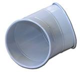 Viljaputken mutka 45° D160