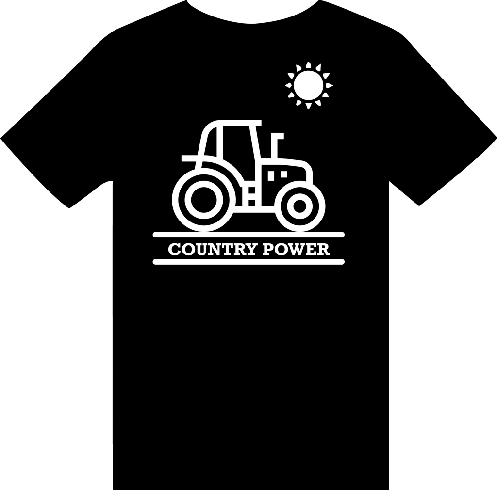 T-paita Country Power