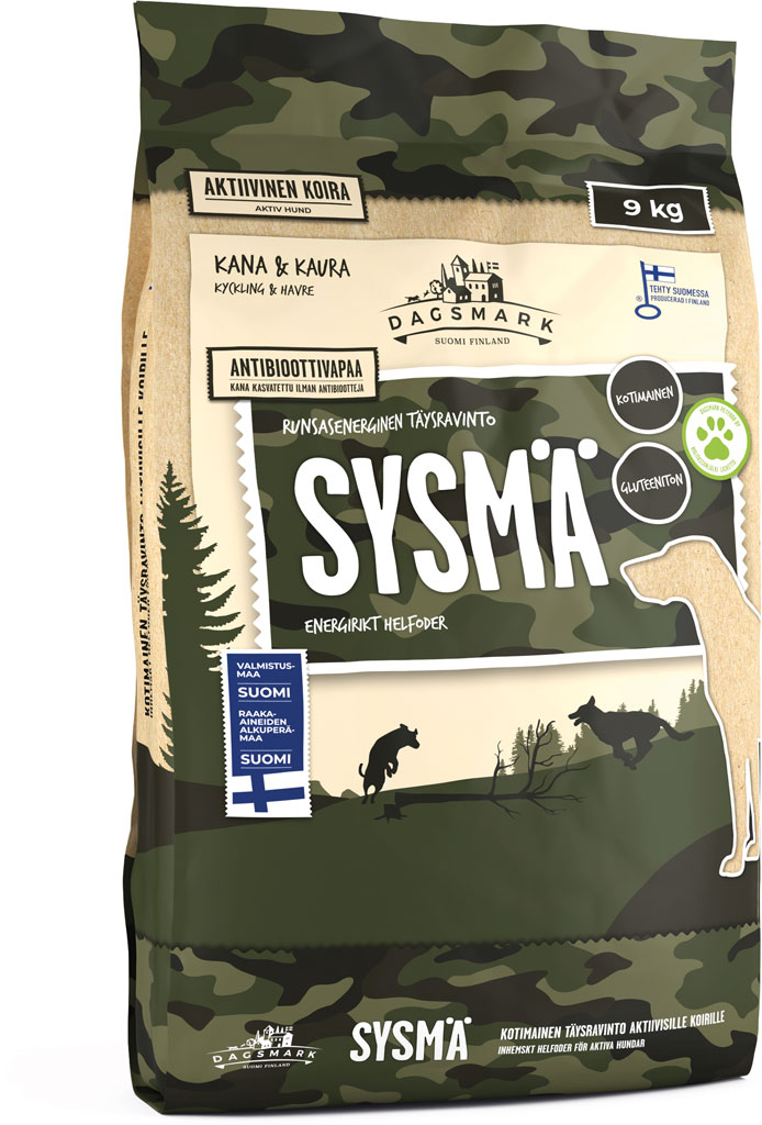 Koiranruoka Dagsmark Sysmä 9 kg