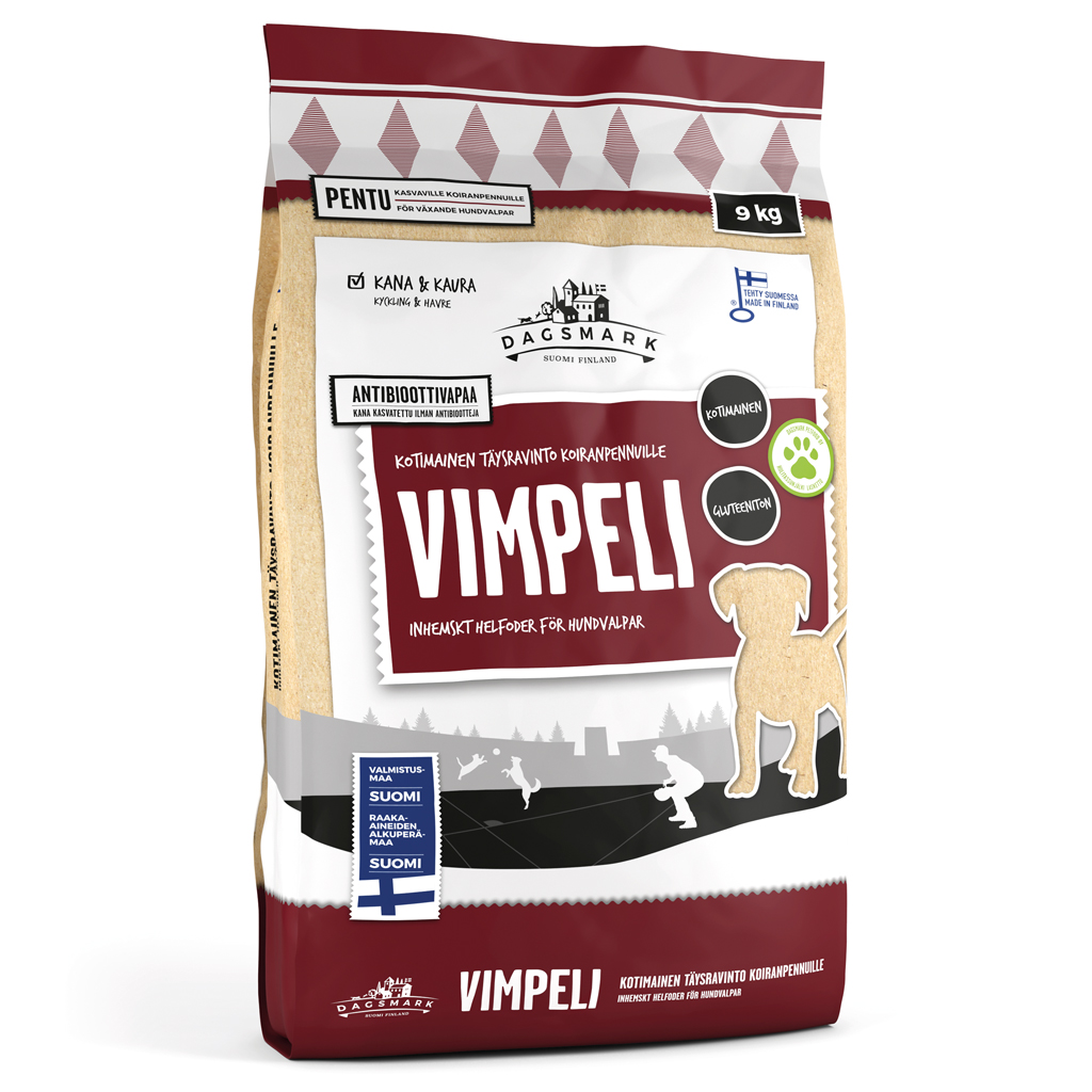 Koiranruoka Dagsmark Vimpeli 9 kg