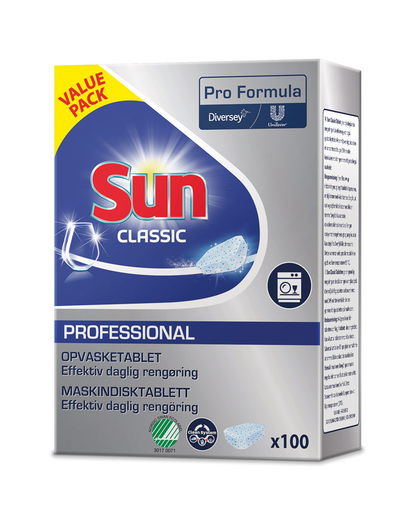 Sun Professional Classic astianpesutabletit 100 kpl