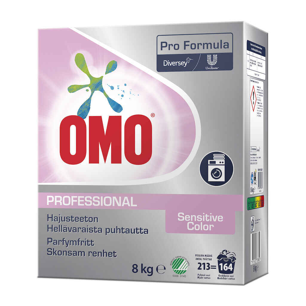 Pyykinpesuaine Omo Professional Color Sensitive 8 kg
