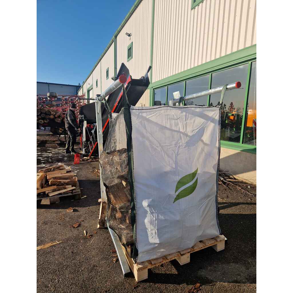Big Bag 1500 l klapisäkki hengittävällä umpipohjalla