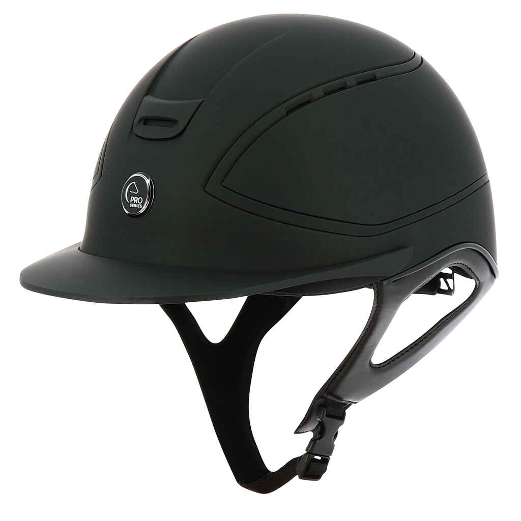 Ratsastuskypärä Equitheme Pro Series mattamusta